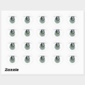 Shetland Sheepdog (merle) Moeder 2 Ronde Sticker (Vel)