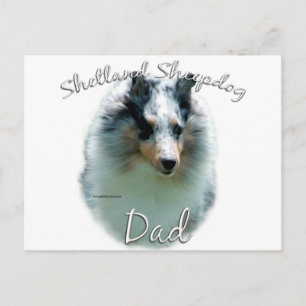 Shetland Sheepdog (merle) Papa 2 Briefkaart