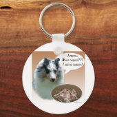 Shetland Sheepdog (merle) Turkije Sleutelhanger (Voorkant)