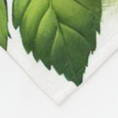 Shetland Sheepdog met bloemen en vlinders Fleece Deken (Hoek)