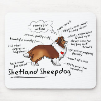 Shetland Sheepdog mousepad Muismat