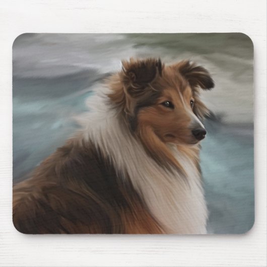 Shetland Sheepdog Muismat (Voorkant)