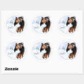 Shetland Sheepdog Noel Sticker (Vel)