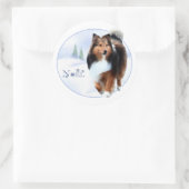 Shetland Sheepdog Noel Sticker (Tas)