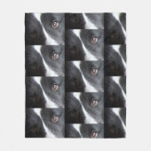Shetland Sheepdog Ogen Fleece Deken (Voorkant)