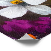 Shetland Sheepdog op een peddel: een Schilderachti Poster (Hoek)