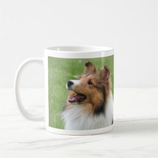 Shetland Sheepdog op mok