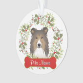 Shetland Sheepdog Ornament (voorkant)