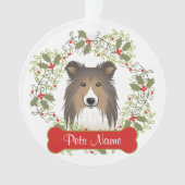 Shetland Sheepdog  Ornament (voorkant)