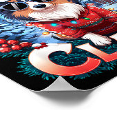 Shetland Sheepdog Owner Costume Sheltie Claws Chri Poster (Hoek)