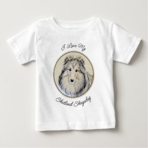 Shetland Sheepdog Painting - Cute Original Dog Art