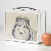Shetland Sheepdog Painting - Cute Original Dog Art (In situ)