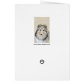 Shetland Sheepdog Painting - Cute Original Dog Art (Achterkant)