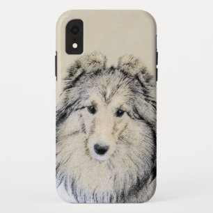 Shetland Sheepdog Painting - Cute Original Dog Art Case-Mate iPhone Case