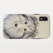 Shetland Sheepdog Painting - Cute Original Dog Art Case-Mate iPhone Case (Achterkant (horizontaal))