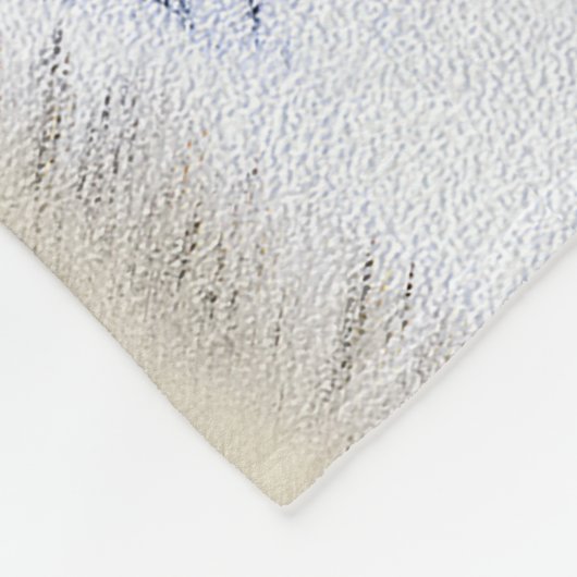 Shetland Sheepdog Painting - Cute Original Dog Art Fleece Deken (Hoek)