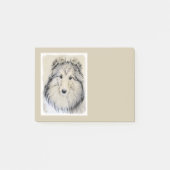 Shetland Sheepdog Painting - Cute Original Dog Art Post-it® Notes (Voorkant)