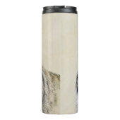 Shetland Sheepdog Painting - Cute Original Dog Art Thermosbeker (Achterkant)