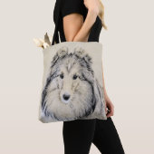 Shetland Sheepdog Painting - Cute Original Dog Art Tote Bag (Dichtbij)