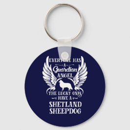 Shetland Sheepdog pet guardian angel Sleutelhanger