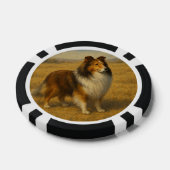 Shetland Sheepdog Poker Chips (Enkel)