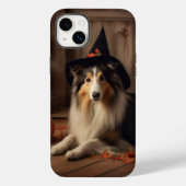 Shetland Sheepdog pompoenen Halloween eng Case-Mate iPhone Case (Achterkant)