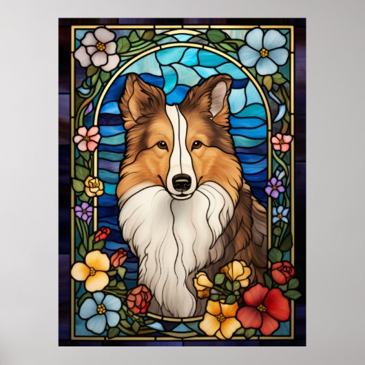Shetland Sheepdog Poster (Voorkant)