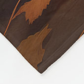 Shetland Sheepdog Puppy Herfst Delight Pompoen Fleece Deken (Hoek)