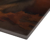 Shetland Sheepdog Puppy Herfst Delight Pompoen Snijplank (Hoek)