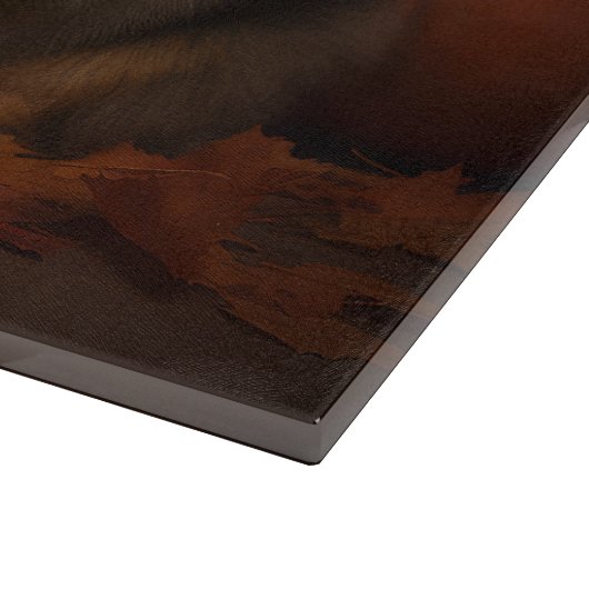 Shetland Sheepdog Puppy Herfst Delight Pompoen Snijplank (Hoek)