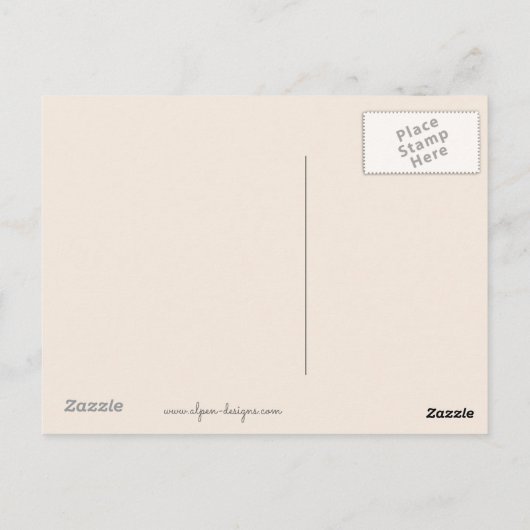 Shetland Sheepdog Puppy Pap Painting Original Dog Briefkaart (Achterkant)