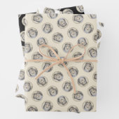 Shetland Sheepdog Puppy Schilderij Sheltie Dog Art Inpakpapier Vel (In situ)