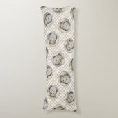 Shetland Sheepdog Puppy Schilderij Sheltie Dog Art Lichaamskussen (Voorkant Verticaal)