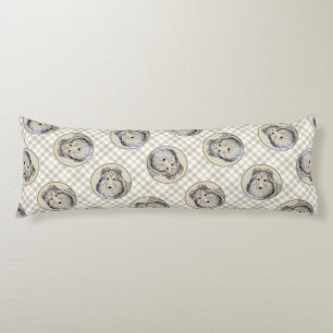 Shetland Sheepdog Puppy Schilderij Sheltie Dog Art Lichaamskussen