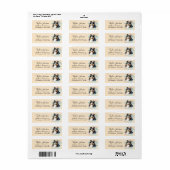 Shetland Sheepdog Retouradres Label (Full Sheet)