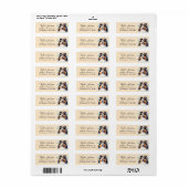 Shetland Sheepdog Retouradres Label (Full Sheet)