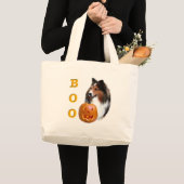 Shetland Sheepdog (sable) Boo Grote Tote Bag (Voorkant (product))