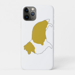 Shetland Sheepdog Sable en Witte Silhouet Case-Mate iPhone Case