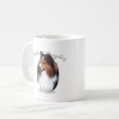 Shetland Sheepdog (sable) mam 2 Koffiemok (Voorkant links)