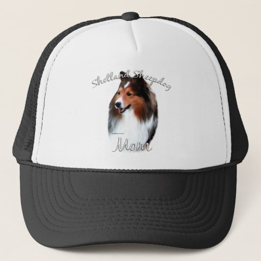 Shetland Sheepdog (sable) mam 2 Trucker Pet (Voorkant)