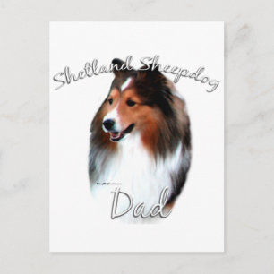 Shetland Sheepdog (sable) Pa 2 Briefkaart