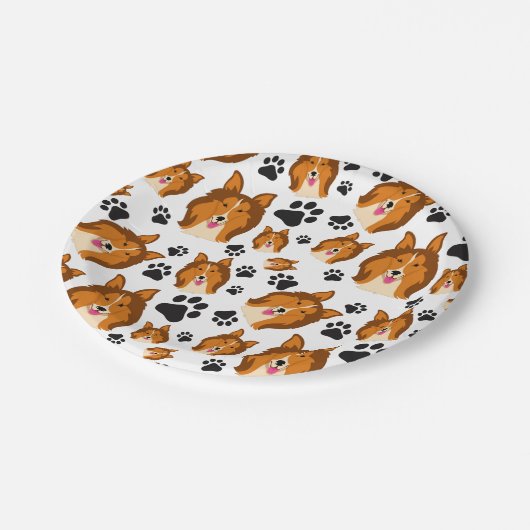 Shetland Sheepdog Scotland Sheltie Dog Puppy Paws Papieren Bordje (Gekanteld)