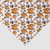 Shetland Sheepdog Scotland Sheltie Dog Puppy Paws Tissuepapier (Detail)