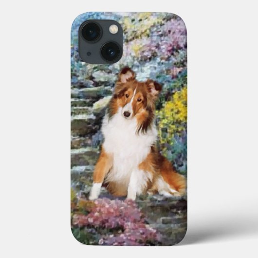 Shetland Sheepdog Sheltie Art Gifts Case-Mate iPhone Case (Achterkant)