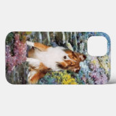 Shetland Sheepdog Sheltie Art Gifts Case-Mate iPhone Case (Achterkant (horizontaal))