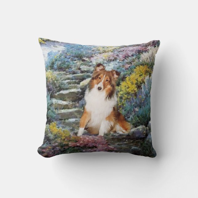 Shetland Sheepdog Sheltie Art Gifts Kussen (Voorkant)