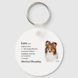 Shetland Sheepdog Sheltie Art Gifts Sleutelhanger