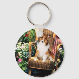 Shetland Sheepdog Sheltie Art Gifts Sleutelhanger