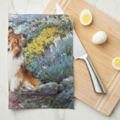 Shetland Sheepdog Sheltie Art Gifts Theedoek (Quarter Fold)