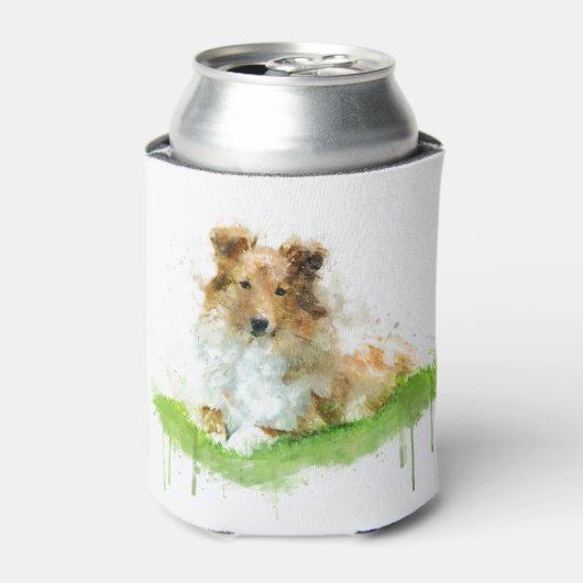 Shetland Sheepdog / Sheltie Blikjeskoeler (Blikje Voorkant)